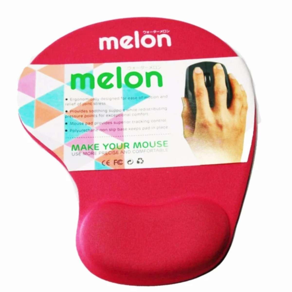 Melon แผ่นรองเม้าส์พร้อมเจลรองข้อมือ Mouse Pad with Gel Wrist Support รุ่น ML-200