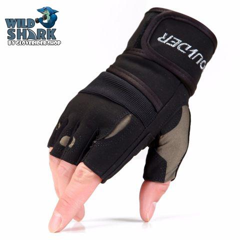 ถุงมือฟิตเนส ถุงมือยกเวท ป้องกันข้อมือ Fitness Glove Weight Lifting Gloves Boulder ของแท้ 100%