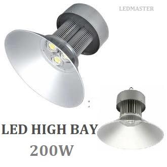 LED HIGH BAY โคมไฟไฮเบย์ led โคมไฟโรงงาน 200W เเสงขาว