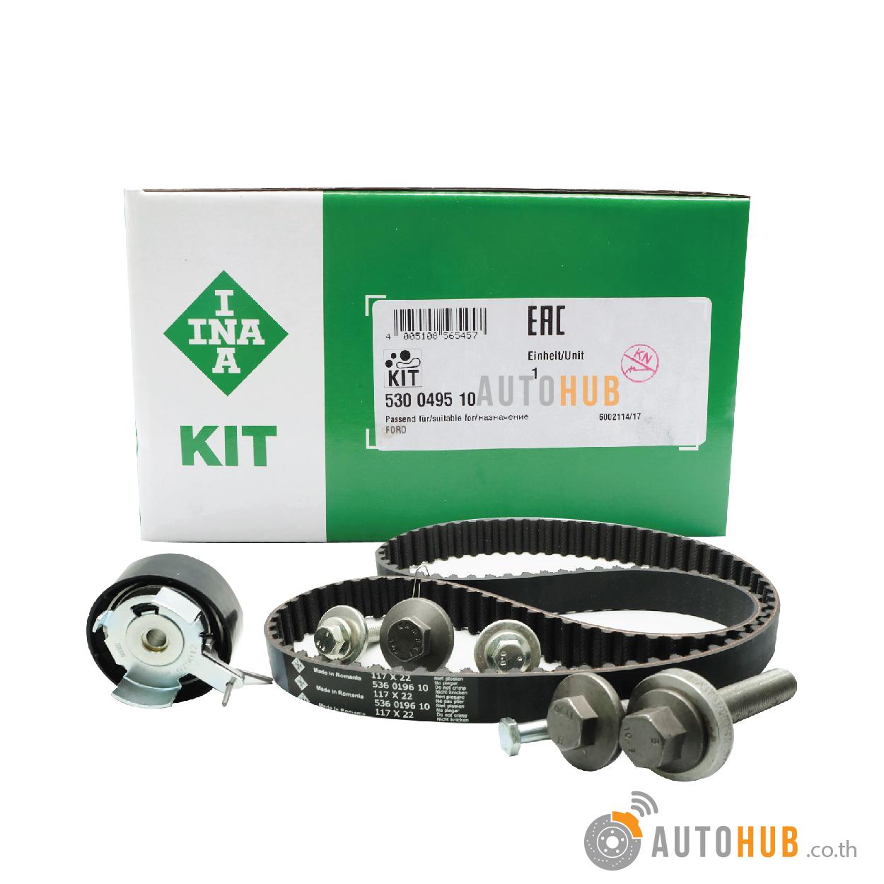 INA KIT SET ชุดคิท สายพานไทม์มิ่ง Ford Fiesta เครื่องยนต์ 1.4 1.5 1.6 รหัสเครื่องยนต์ RTJA ,HXJA ,HX