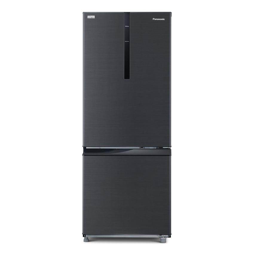 PANASONIC, ตู้เย็น, 2 ประตูช่องแช่แข็งด้านล่าง, 9.4 คิว , NR-BR308RKTH, สีดำ (PANASONIC,  Refrigerator, 2 D Bottom Freezer 9.4 Q, NR-BR308RKTH, Black Color)
