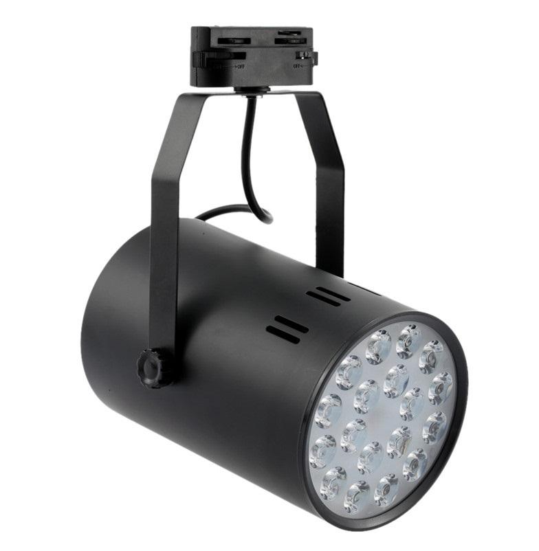 สว่างกว่า LED TRACK LIGHT Chip SMD โคมไฟแทรกไลท์ โคมไฟส่องเฉพาะจุดแบบราง ขนาด 18 วัตต์ BodyฺBlack/เเสงwhite จำนวน 1 ชิ้น