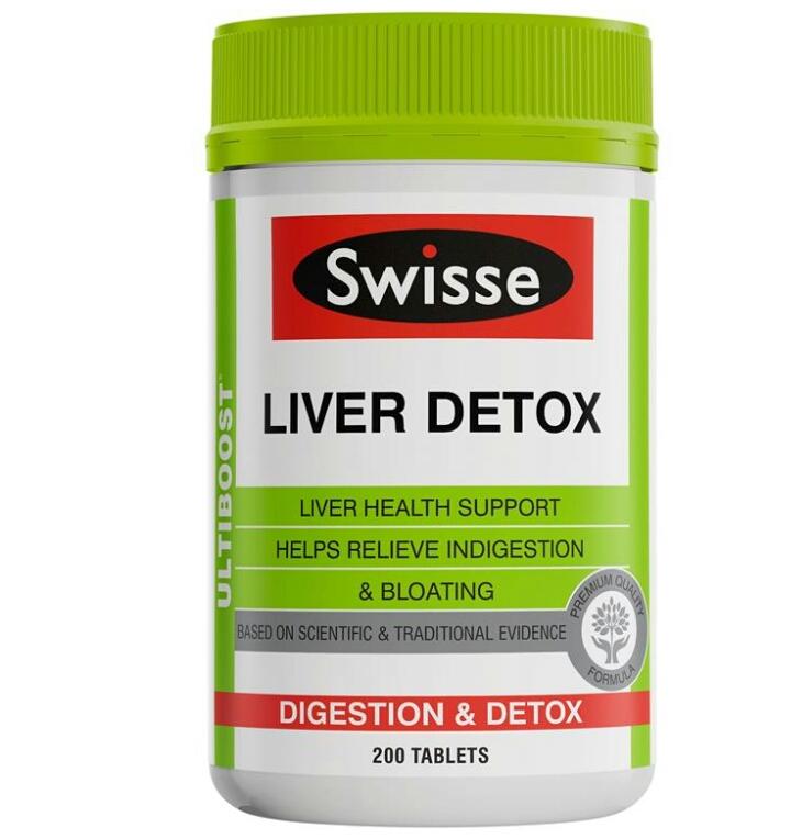 Swisse Liver Detox 200tablets สวิส ดีท้อกตับสะอาด