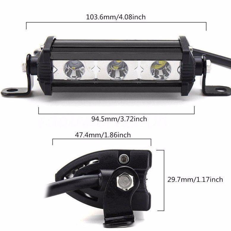 X2 ได้ 2 ชิ้น สุดคุ้ม งานพรีเมี่ยม !! LED SPOT BEAM ไฟรถจักรยาน ไฟหน้ารถ ไฟท้าย ไฟติดท้ายรถจักรยาน บิ๊กไบค์ ATV จักรยาน สว่างมาก 9 Watt 12V-24V เเสงขาว งานพรีเมี่ยม จำนวน 2 ชิ้น