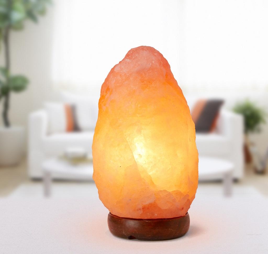 Himalayan Salt Lamp ป้องกันฝุ่นละออง *โคมไฟหินเกลือหิมาลัย 2-3 kg*. เหมาะสำหรับลดกลิ่นอับภายในห้อง ทำให้อากาศบริสุทธิ์