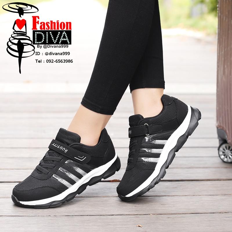 ราคาโล๊ะสต๊อก!! ALI&BOY รองเท้าผ้าใบเพื่อสุขภาพ รองเท้าออกกำลังกาย รองเท้าวิ่ง รองเท้าแฟชั่น Fashion & Running Sport Shoes ดีไซส์สวยงาม สไตล์เกาหลี