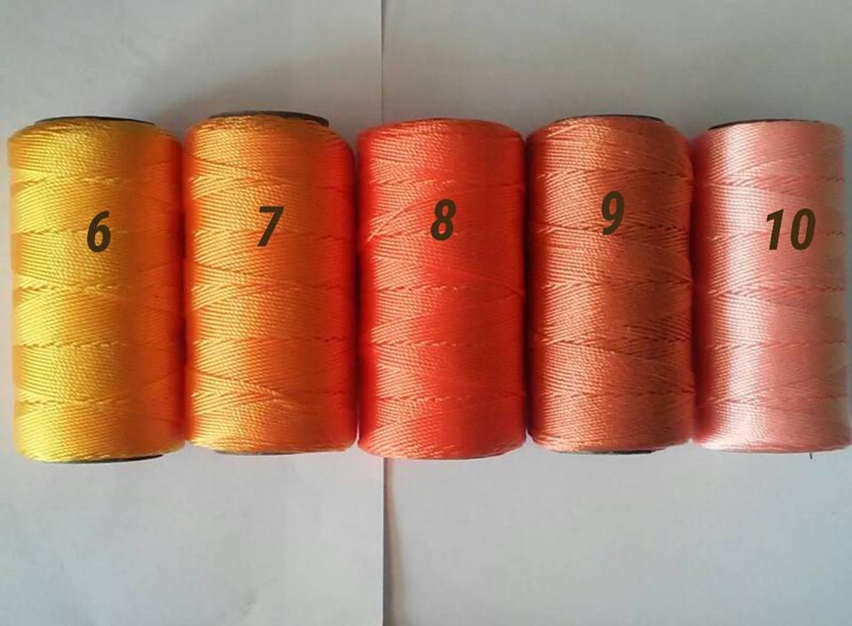 ถักกระเป๋าโครเชต์ เชือกเอ็นนิ่ม ขนาด 1.5 มม. จำนวน 1 ม้วน 100 กรัม เหมาะสำหรับงานถักโครเชต์ กระเป๋า หมวก รองเท้า ชิ้นงานตกแต่งต่างๆ