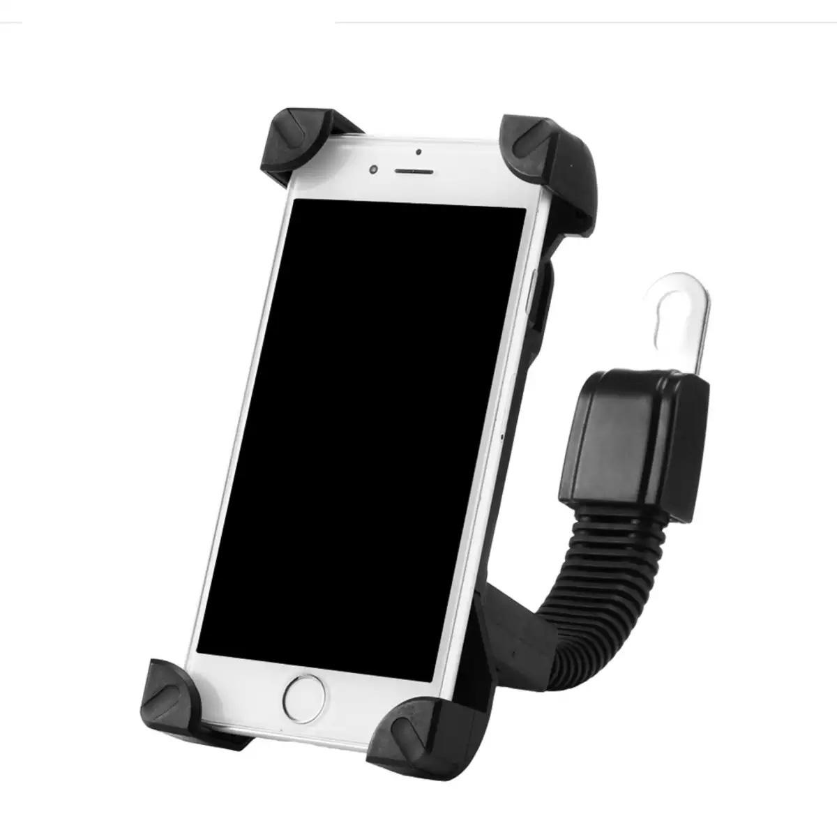 [[ส่งฟรี ]] KSC CAR HOLDER Motorbike Holder ที่ยึดมือถือ ที่วางโทรศัพท์มือถือกับ รถมอเตอร์ไซค์ รถจักรยาน รถจักรยานยนต์ ใช้ได้กับมือถือ 4 - 7 นิ้ว สีดำ
