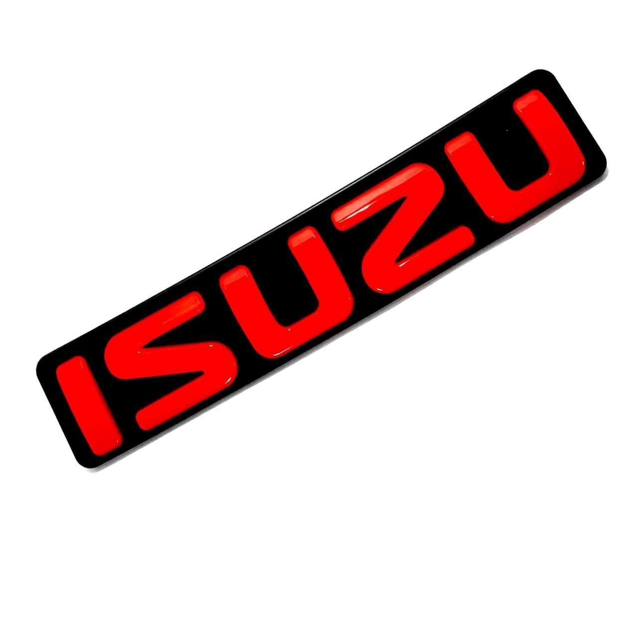 PAN โลโก้รถยนต์ ISUZU รุ่น D-MAX เก่า ปี 2003-2011(แดง)