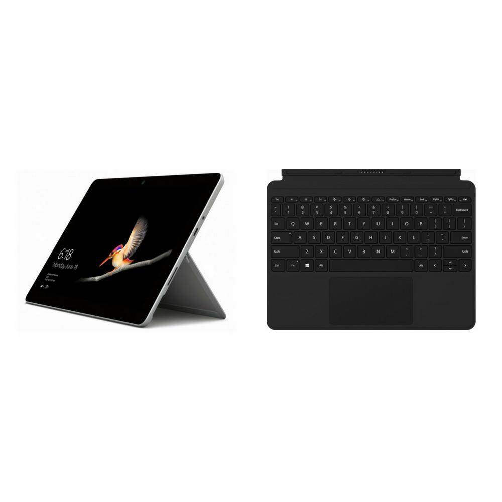 [โน๊ตบุ๊ค] Microsoft Surface GO Laptop Intel 4415Y / 8GB RAM / 128GB Silver Bundle with Type Cover Black