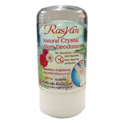Rasyan Crystal Alum Deodorant With Peppermint 120 g.