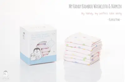 Iflin Baby - My Handy Bamboo Washcloth & Napkin