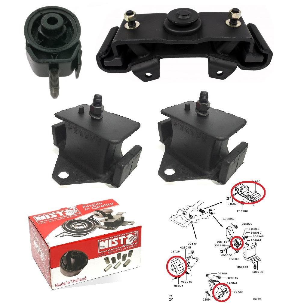 Doctor Car ชุดยางแท่นเครื่อง ยางแท่นเกียร์ มิตซูบิชิ ไทรทัน Mitsubishi Triton 2005-2014 4WD 2.5L เกียร์ธรรมดา เกียร์กระปุก