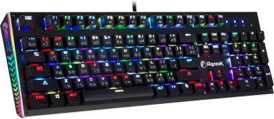 Razeak Rk-x18  RGB Gaming Mechanical Outemu Blue Switch