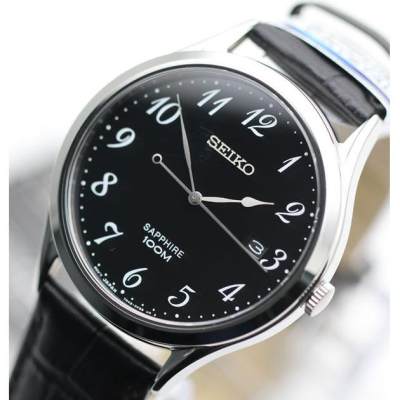 นาฬิกา SEIKO ควอทซ์ sapphire Gent SGEH77P1