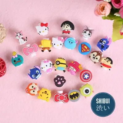 Cartoon cable protector for cable Winder Cover Organizer Case For USB Charging Charger Cable Winder Protective Case Saver 8 Pin Data line Protector Earphone Cord Protection Sleeve Wire Cover