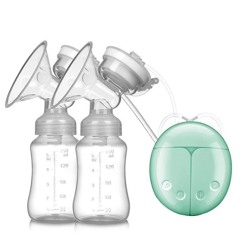 Homemakers Double Breast Pump Automatic Electric with 2 Bottles