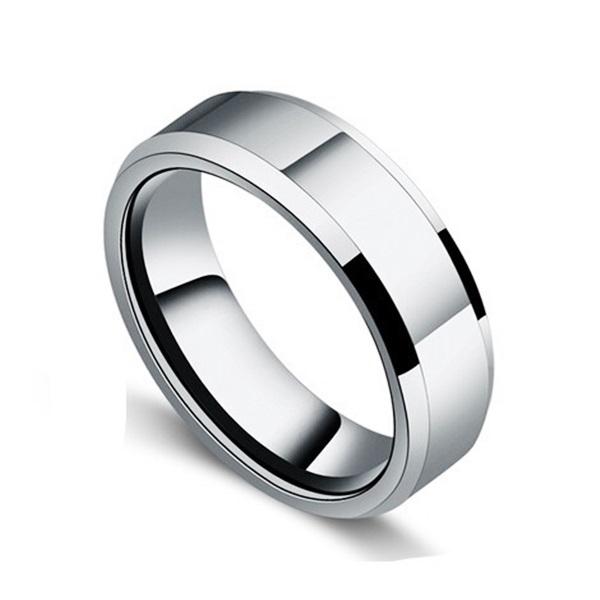 แหวนเพชรผู้ชาย เงินแท้ 92.5 Sterling Silver รุ่น JW1041 เคลือบทองคำขาว