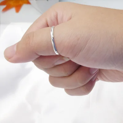 2 mm plain ring : แหวนกว้าง 2 มิล / แหวนเงินแท้ 92.5% สไตล์เรียบๆ ใส่ติดมือ Major silver