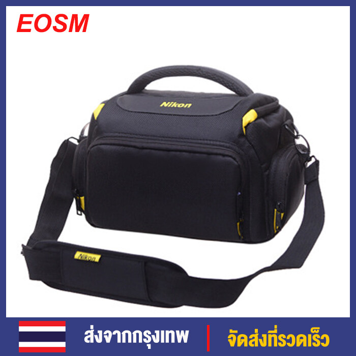 EOSM Portable Waterproof DSLR camera storage bag มืออาชีพ dslr กล้องถุงเก็บกันน้ำกระเป๋ากล้องดิจิตอลสำหรับกล้อง Nikon D3200 D90 D7000 D7100 D7200 D3300 D5300 อุปกรณ์เสริมสำหรับกล้อง