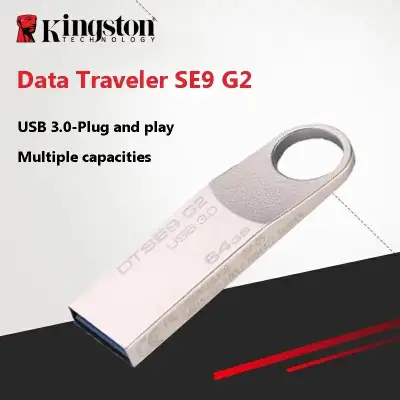 Kingston USB Flash Drive Pendrive 64GB Memory Cle USB 3.0 Metal Pen drive Memoria U Stick Flash Drive Pendrives U Disk
