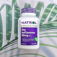 (Natrol®) Soy Isoflavones 50 mg 60 Capsules โซอี ไอโซฟลาโวน สารสกัดจากถั่วเหลือง สนับสนุนสุขภาพกระดูกและผิวพรรณ