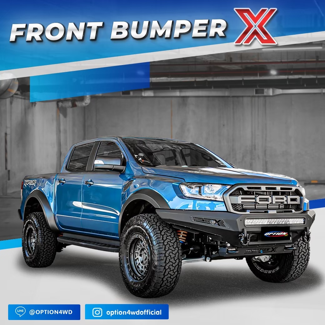 Option4wd FRONT BUMPER OP-X For FORD RAPTOR GEN1 (2018-2022) ราคา 30,840 บาท*ส่งฟรี
