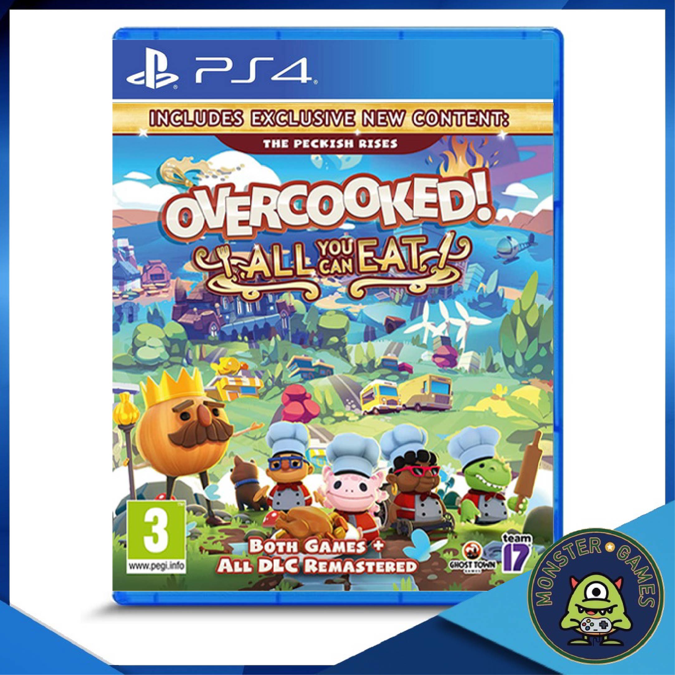 Overcooked All You Can Eat Ps4 แผ่นแท้มือ1!!!!! (Ps4 games)(Ps4 game)(เกมส์ Ps.4)(แผ่นเกมส์Ps4)(Overcook Ps4)