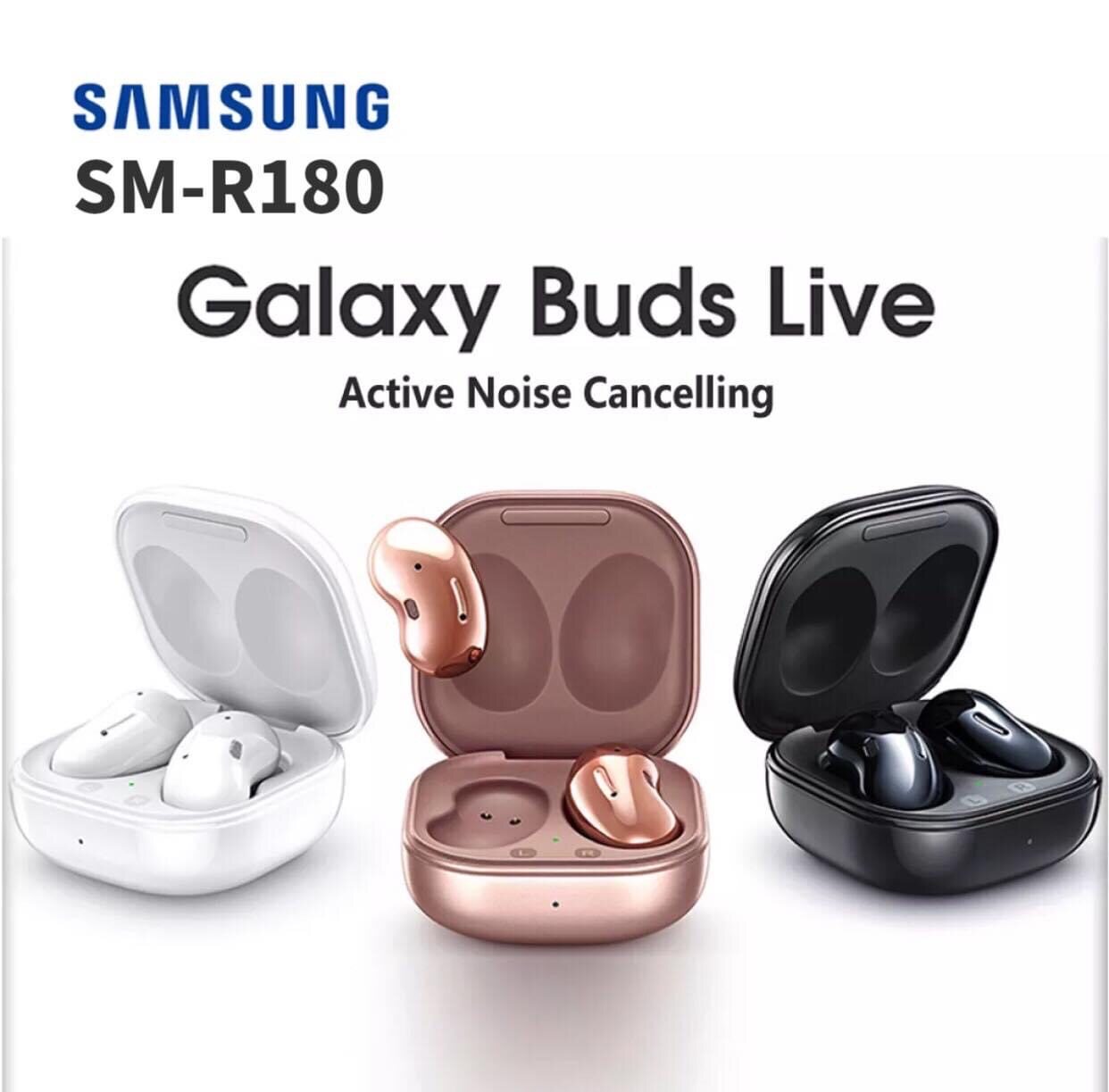 Samsung Galaxy Buds Live TWS True Wireless Bluetooth Headphones Headsets Sports Music Earphones HIFI Noise Isolating รุ่น R180 หูฟังไร้สาย หูฟังบลูทูธ หูฟังซัมซุง หูฟังไร้สาย เครื่องเสียง Wireless