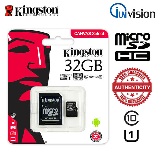 Memory Card 16GB /32GB / 64GB / 128GB ของแท้ประกันศุนย์ KINGSTON MICRO SD TF CARD Class 10