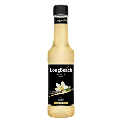 ลองบีชไซรัปวานิลลา ขนาด 320 มล.. LongBeach Vanilla Syrup Size 320 ml.