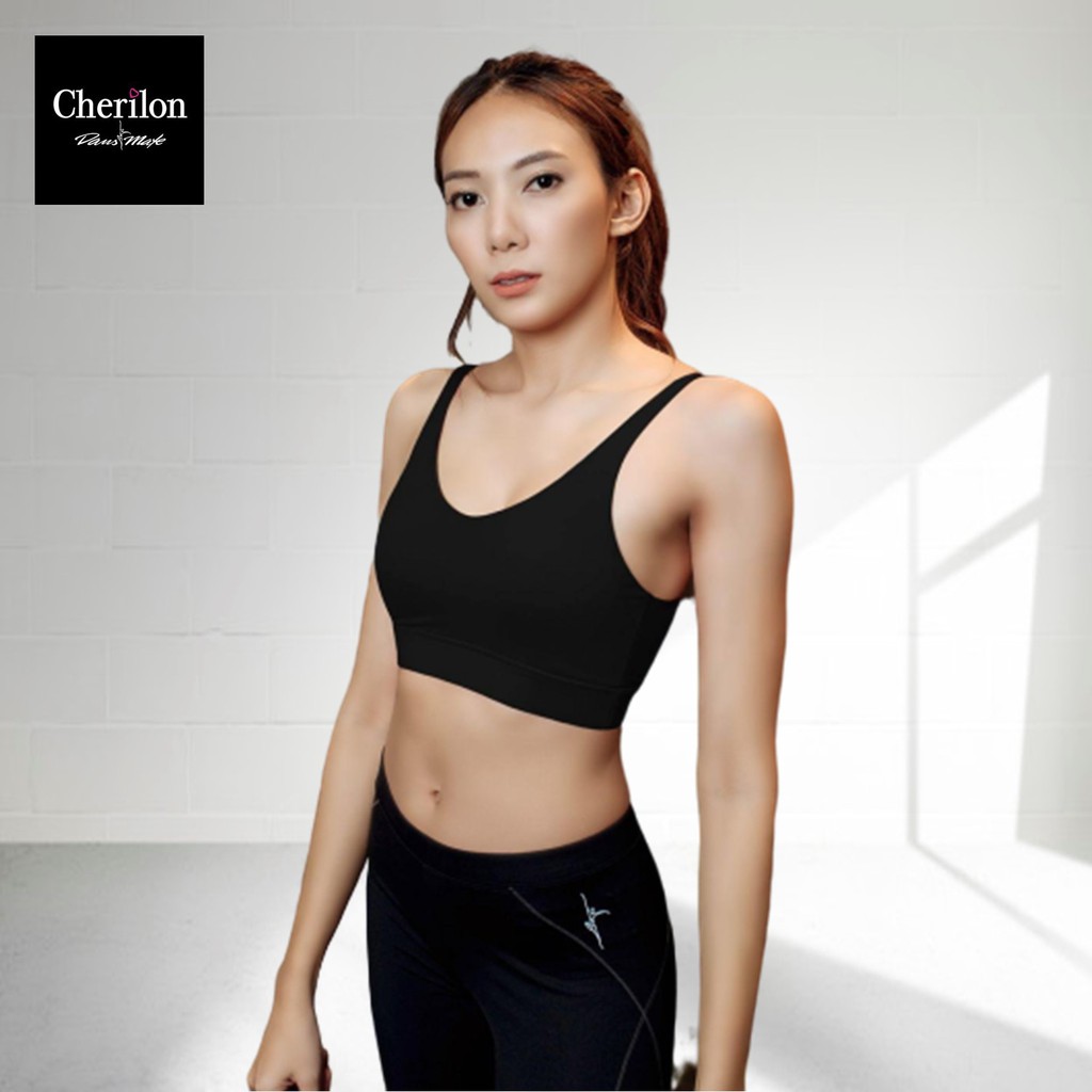 Cherilon Dansmate Sport Bra สปอร์ตบรา ดีไซน์สวย นุ่มใส่สบาย กระชับและพยุงกล้ามเนื้อขณะเคลื่อนไหว MPN-BNA137 MPN-BNA138 ราคา 469 บาท*ส่งฟรี
