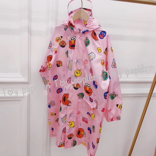 เสื้อกันฝนเด็ก เสื้อกันฝน  พร้อมถุงเก็บ ส่วนสูงขนาด 80-150ซม ลายน่ารัก ขนาด S/M/L/XL by Narinporn Sleepwear