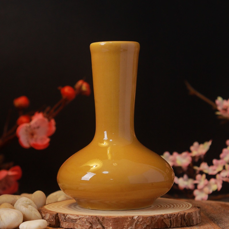 แจกัน Vase แจกันเซรามิค แจกันดอกไม้ แจกันทรงเตี้ยปากกว้าง แจกันหิ้งพระ ของตกแต่งบ้านมินิมอล