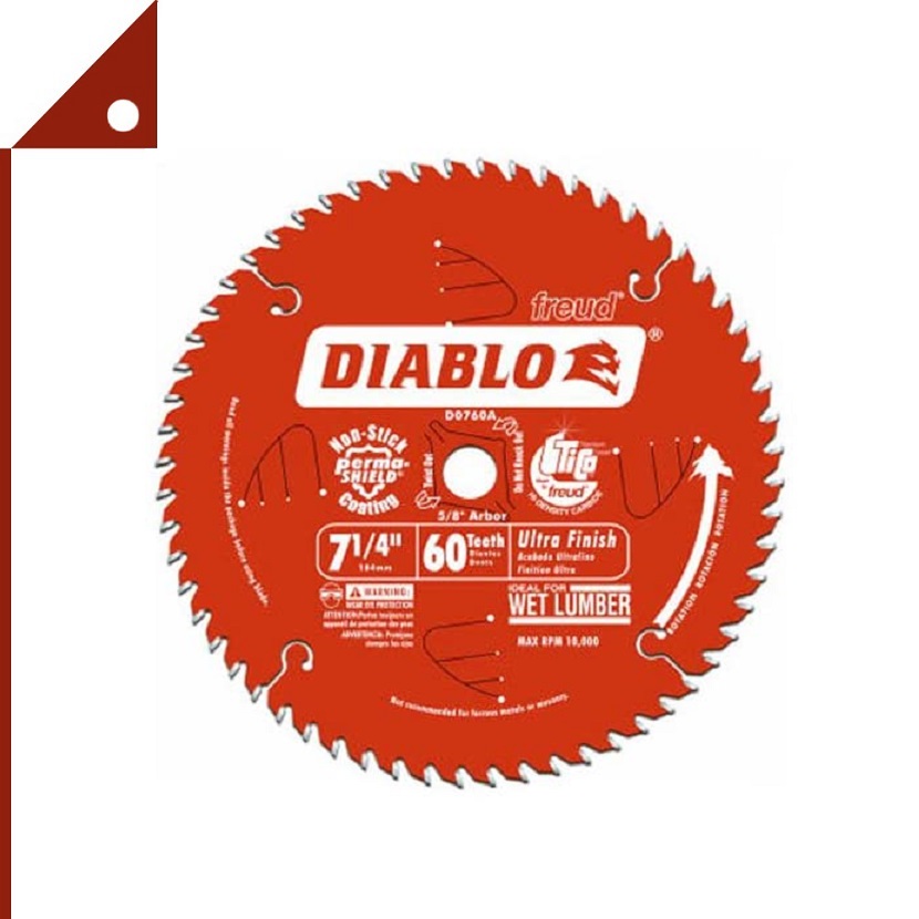 Diablo DBOD1472CF* ใบเลื่อย Steel Demon 72T Cermet II Metal Saw Blade 