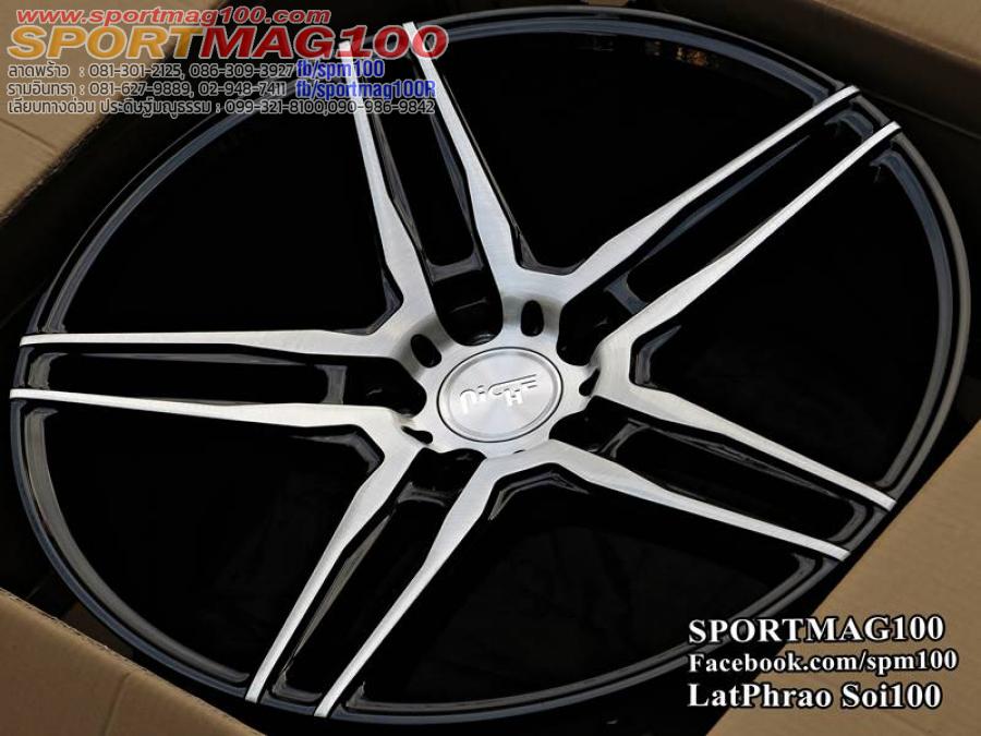 อุปกรณ์และชิ้นส่วนยานยนต์ Niche Max Turin 5 รู 120 หน้าดำเงา Et35 F8.5 R9.5-19 นิ้ว(17661) ราคา 66,700 บาท*ส่งฟรี