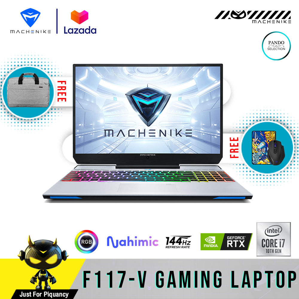 Machenike F117-V Intel i7-10750H 10TH Gen | RTX2060 6GB | 16GB Ram | เกมมิ่งแล็ปท็อป จอ 15.6 นิ้ว 72%NTSC 144hz