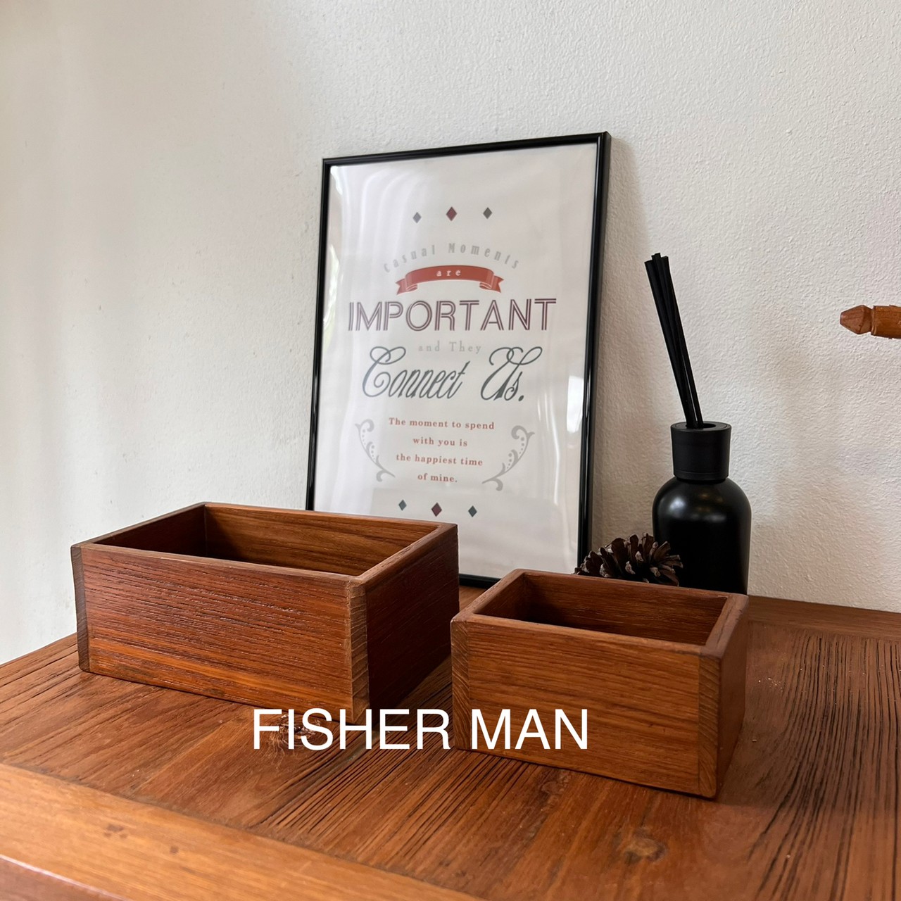 กล่องไม้สัก กล่องใส่เครื่องสำอาง กล่องจิ๋ว ราคา 250 บาท*ส่งฟรี