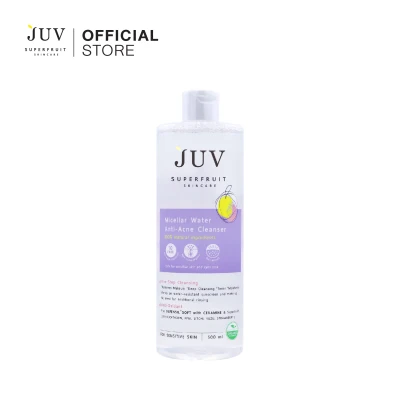 JUV Micellar Water Anti- Acne Cleanser 500 ml คลีนซิ่งสูตรน้ำ ทำความสะอาดผิวหน้า