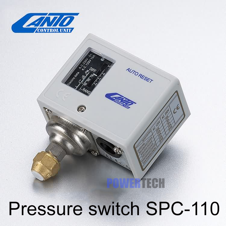 Canto SPC-110 เพรสเซอร์ สวิตซ์ ความดัน สวิทช์ควบคุม ความดันปั๊มน้ำ Controller Pressure Switch