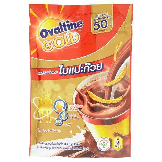 โอวัลติน โกลด์ เครื่องดื่มมอลต์สกัดรสช็อกโกแลต ปรุงสำเร็จ สูตรแคลเซียมสูง 30กรัม x 5 ซอง