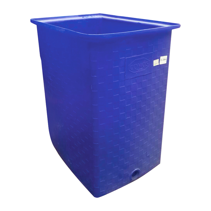 จัดส่งถึงที่+ส่งฟรี ถังห้องน้ำลายเหลี่ยม ทรงสูง COMOS รุ่น TL-200-6 ขนาด 200 ลิตร สีน้ำเงิน โปรโมชัน ราคาถูก มีเก็บเงินปลายทาง ราคา 1,798 บาท*ส่งฟรี