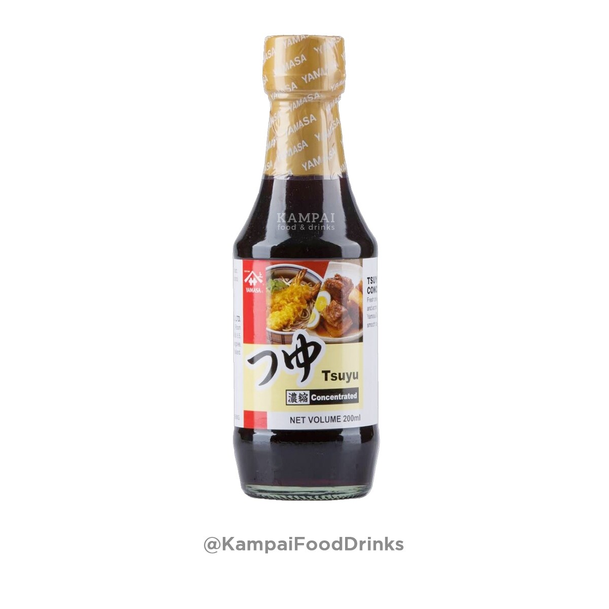 ยามาซ่า ซอสซึยุ 200 ml. (ใช้ทำ ซอสน้ำซุปสุกี้ น้ำจิ้มบะหมี่เย็น น้ำจิ้มเทมปุระ น้ำซุปสุกียากี้ญี่ปุ่น ) Yamasa Tsuyu Sauce  by Kampai , KampaiFoo