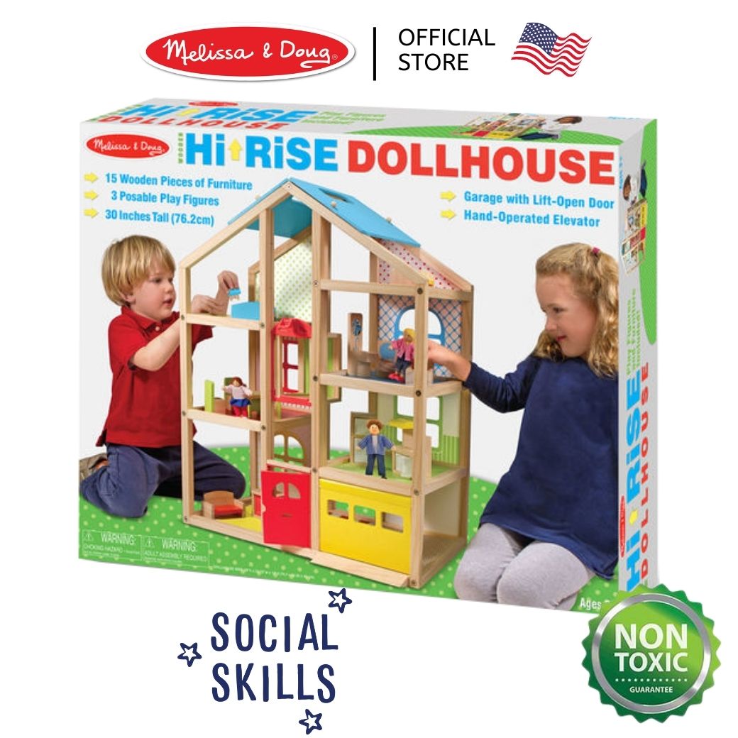 Melissa & Doug High-Rise Dollhouse ราคา 10,028 บาท*ส่งฟรี
