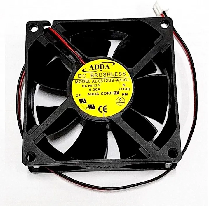 FAN พัดลม 3นิ้ว 12V 0.35A / 24V 0.16A(80x80x25มม)