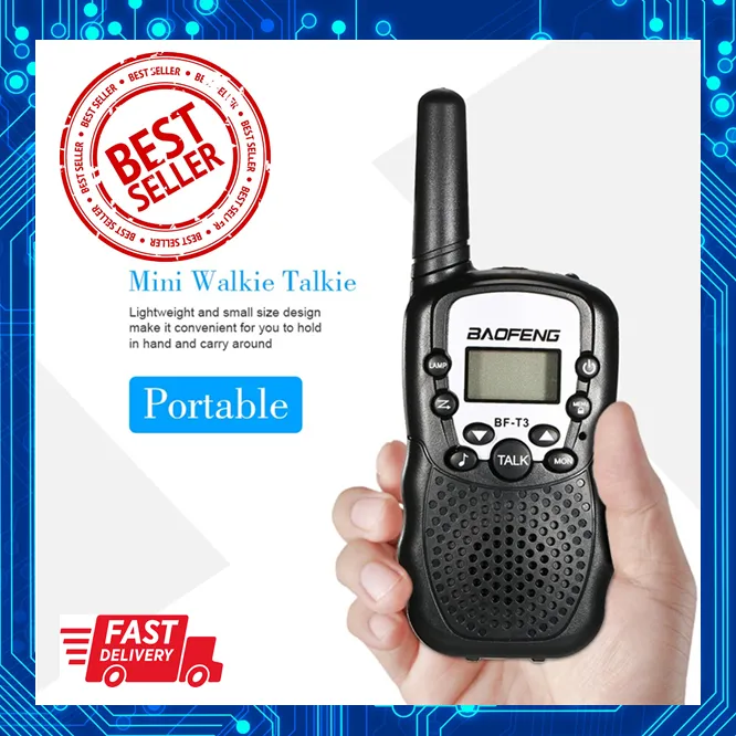 วิทยุสื่อสาร BAOFENG BF-T3 WALKIE TALKIE 2 ตัว (2441)