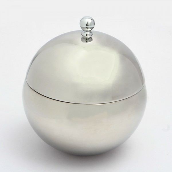 กระติกน้ำแข็งทรงกลมพร้อมฝาปิดสเตนเลส ถังใส่น้ำแข็ง โถใส่น้ำแข็ง TwinFish รุ่นIB-2 ราคา 1,320 บาท*ส่งฟรี