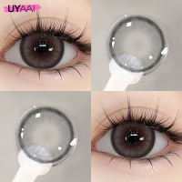 UYAAI x FRESHLADY 【มีค่าสายตา 0.00~-6.00】 1คู่คอนแทคเลนส์สี FOG PEARL รายเดือน ชุดคอนแทคเลนส์ รายเดือน ปริมาณน้ำ 42% Contact Lens 14.0mm (พร้อมส่งในไทย ส่งใน24ชม)