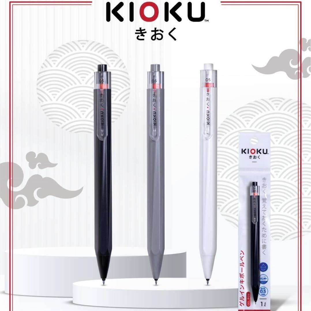 ปากกาเจลกันน้ำ คิโอคุ KIOKU Japan Quality ปากกาเจล & ปากกาลูกลื่น 4 กด กันน้ำ ขนาด 0.5 mm (จำนวน 1 ด้าม)