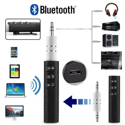 aux บลูทูธมิวสิค USB Bluetooth Audio Music Wireless Receiver Adapter 3.5mm Stereo Audio BT-801